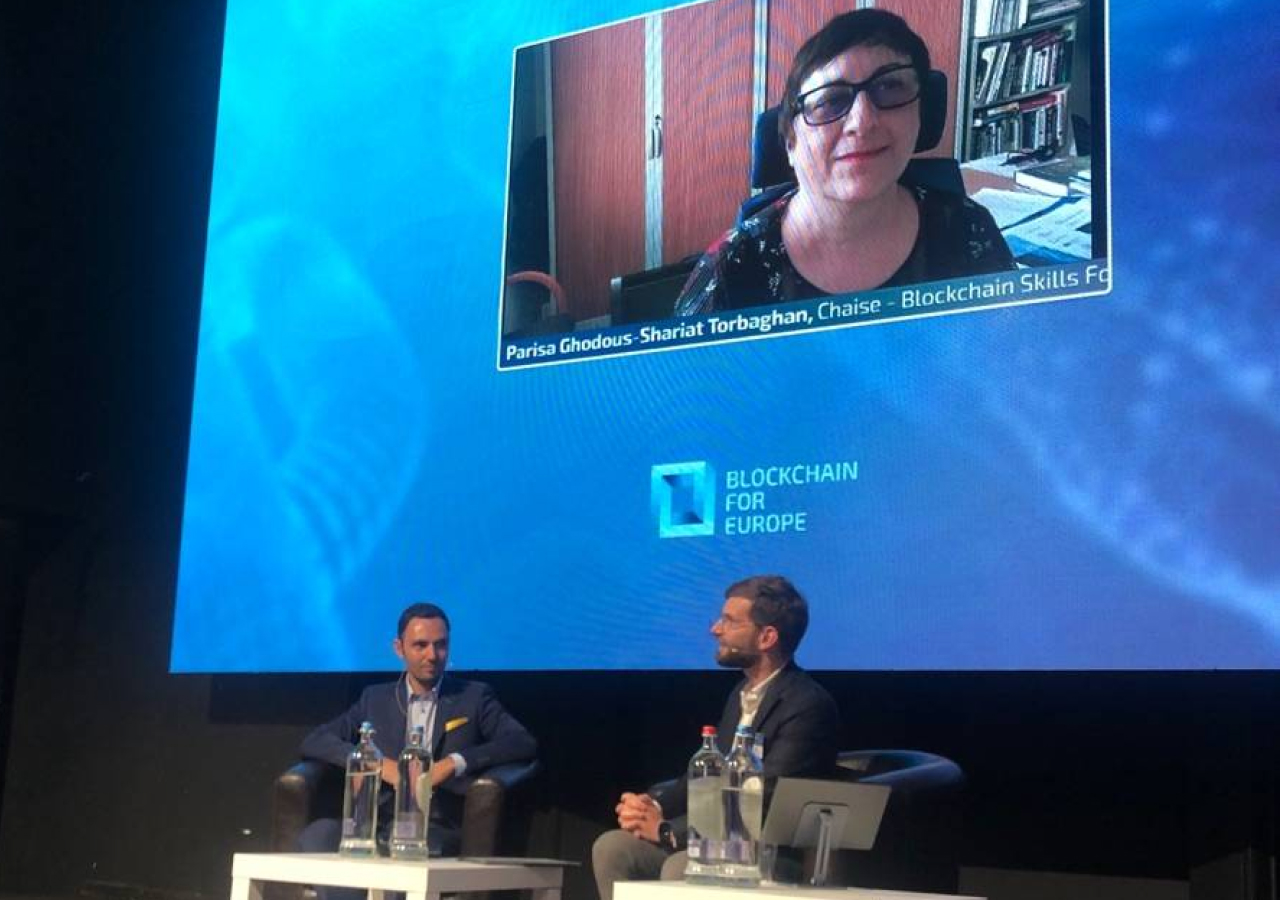 CHAISE coordinator presented the project at the Blockchain for Europe Summit 2022.