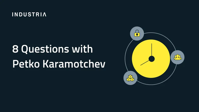 A cover image for the article "Permissioned Blockchain: 8 Questions with Petko Karamotchev."