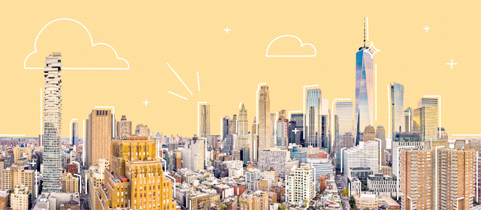 Image of the Manhattan skyline.