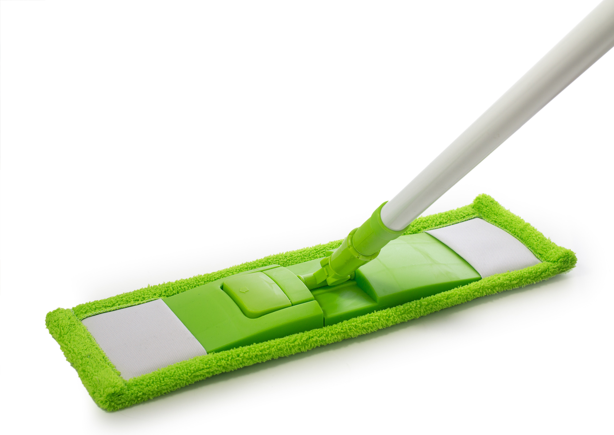 Mop with a reusable pad. 