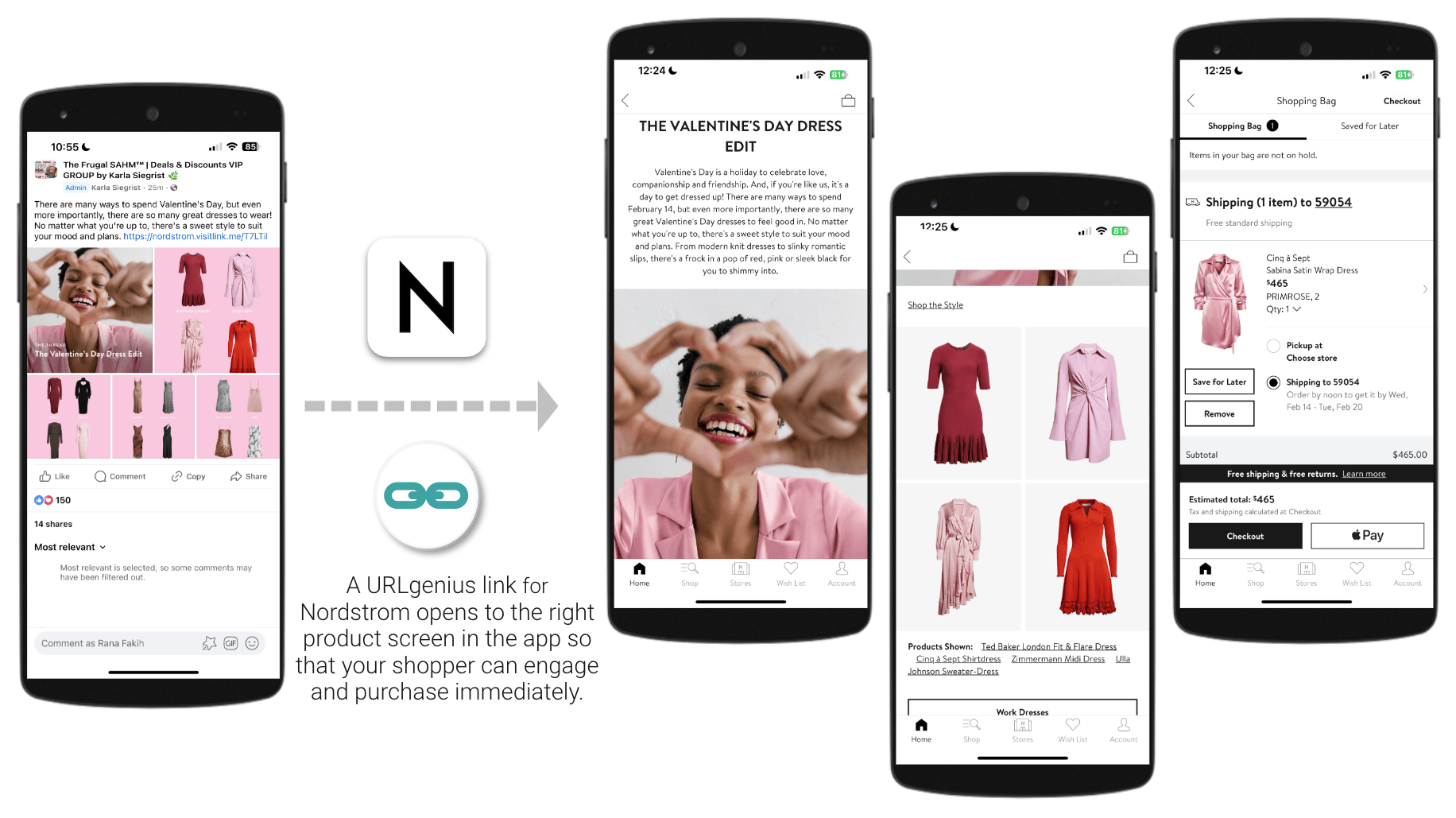 How to Generate Nordstrom Affiliate Links to Open the App from Facebook Groups