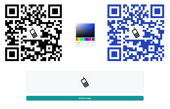 Single Link Custom QR Code for SMS App Text Messaging on iOS and Android