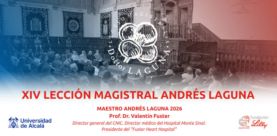 invitación de la Fundación Lilly con información sobre la Lección Magistral Andrés Laguna 2026
