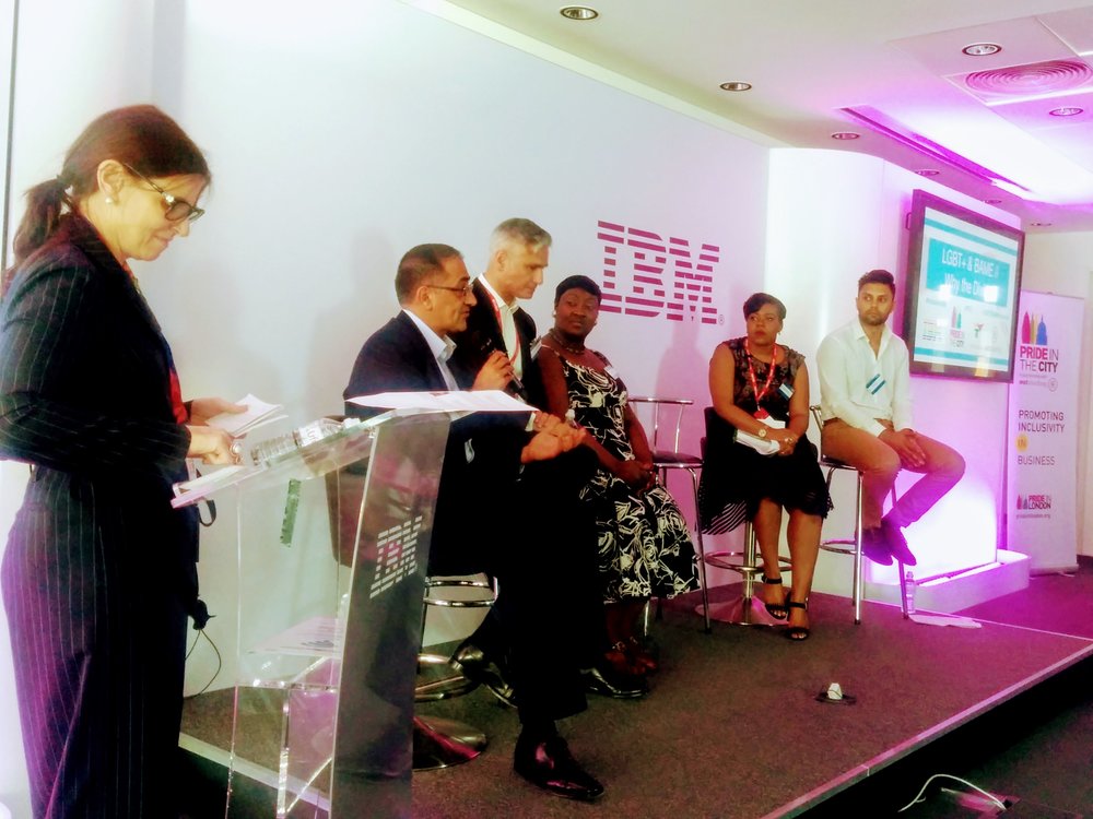 Panel of speakers of pride in the city and outstanding meeting