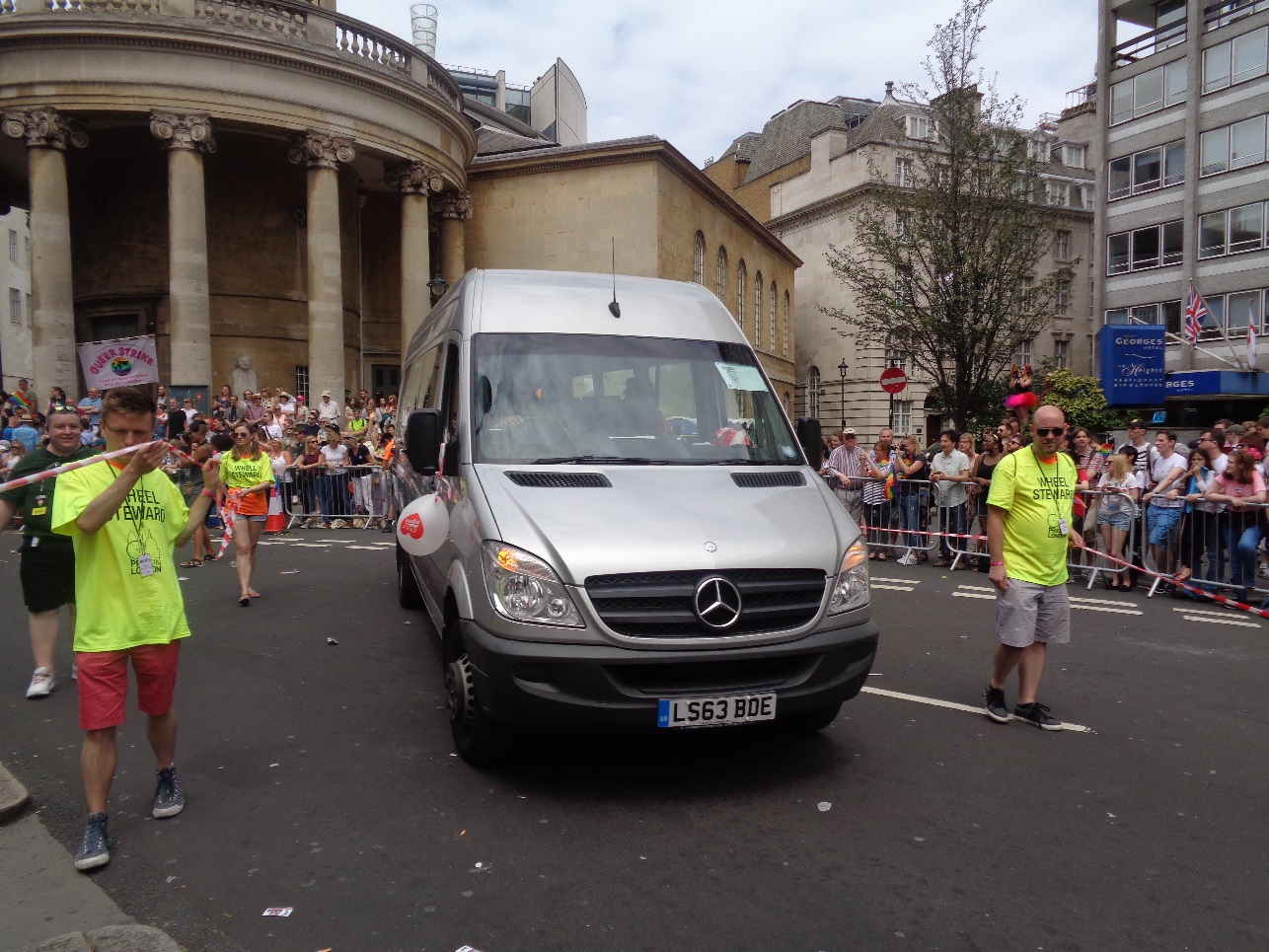 Pride in London 2018 Parade Access Shuttle Bus