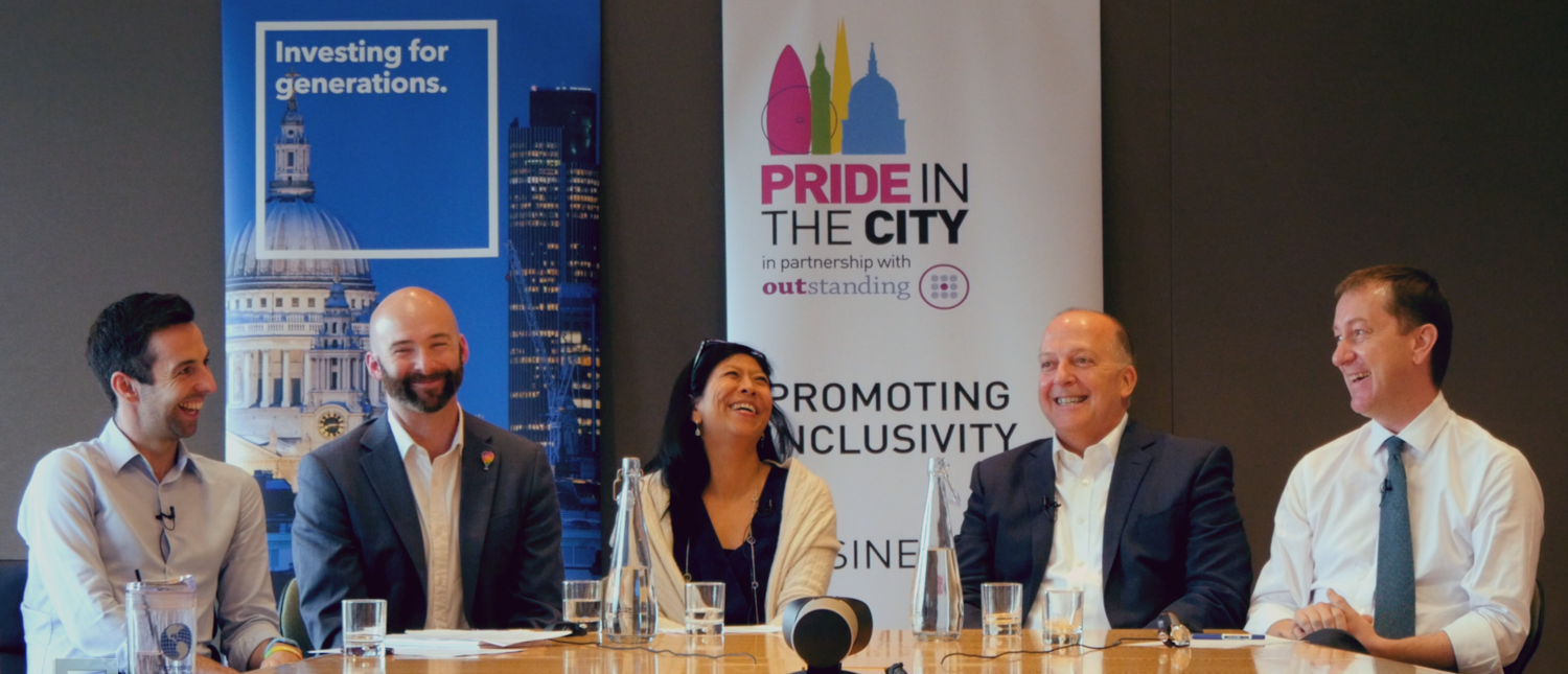 Panel of speakers of pride in the city and outstanding meeting