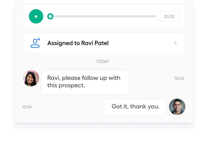 Collaboration Features Screen