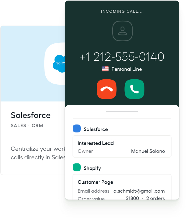 Integration Features Screen