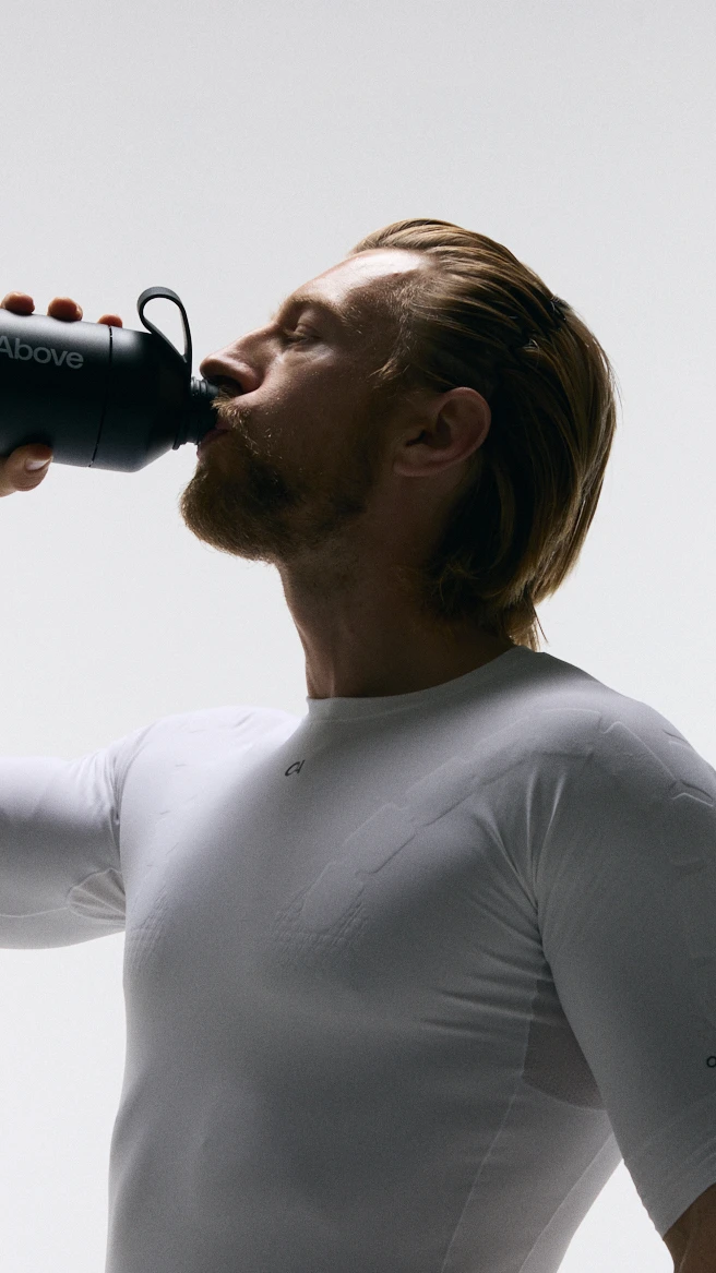 Man In Compression Top