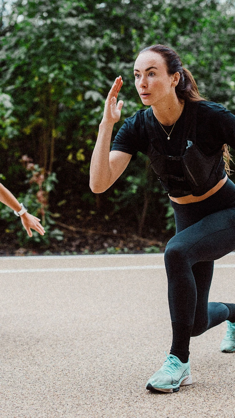 Women wearing compressive leggings