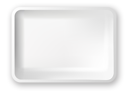 Foam tray used in old Marcangelo packaging