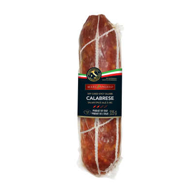 Dry cured spicy salami calabrese chub
