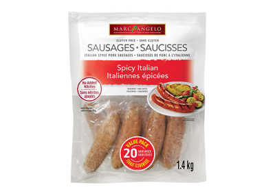 Packaging Spicy Italian Sausages Frozen VP
