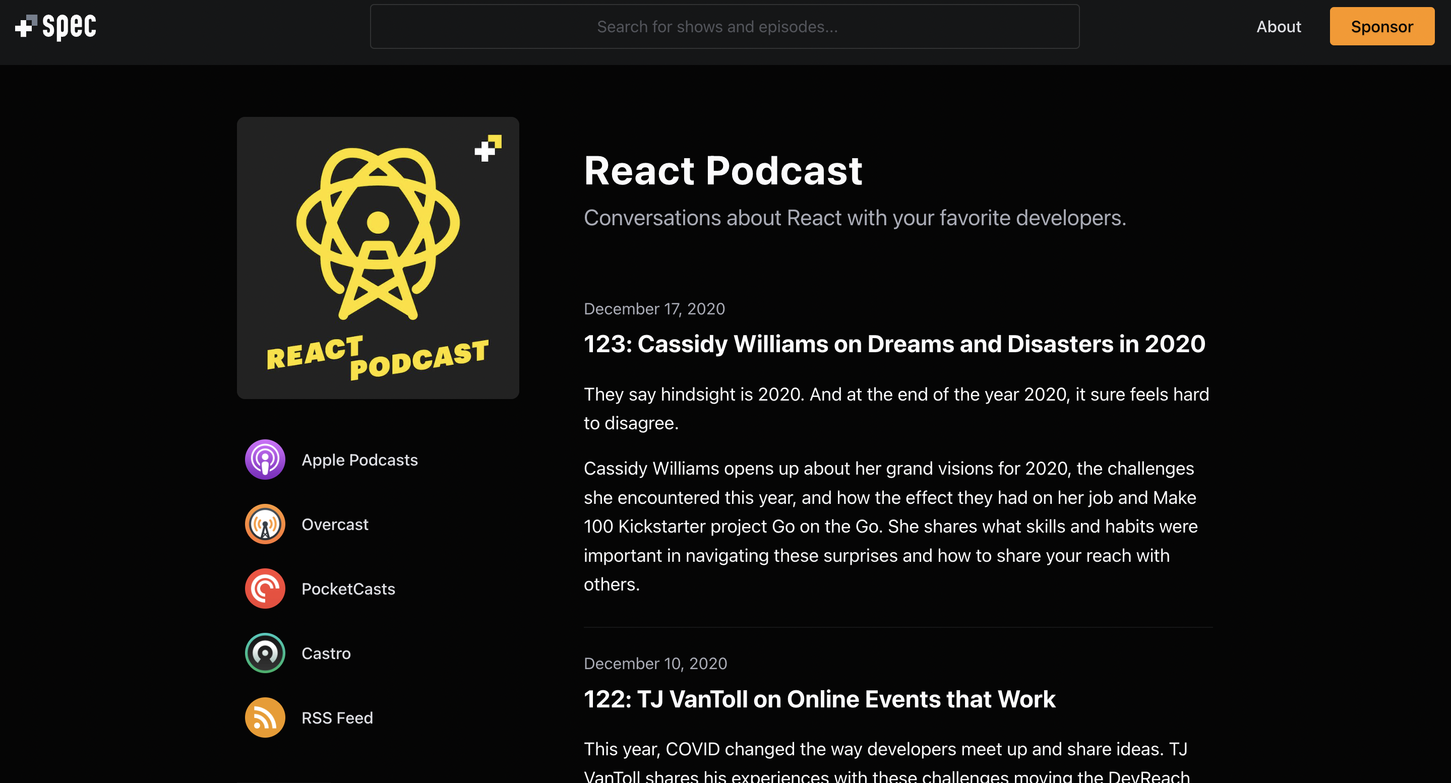 React Podcast