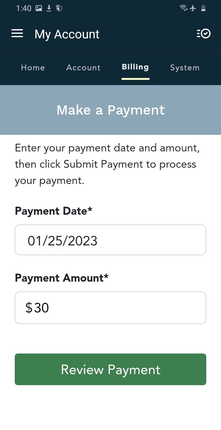 Enter Payment Details