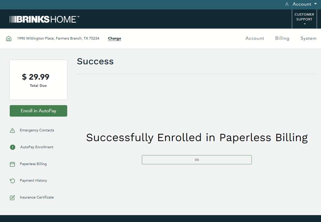 BHCP Paperless-Successfully Enrolled