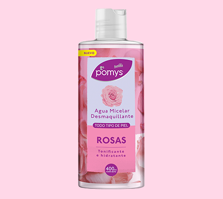 agua micelar rosas