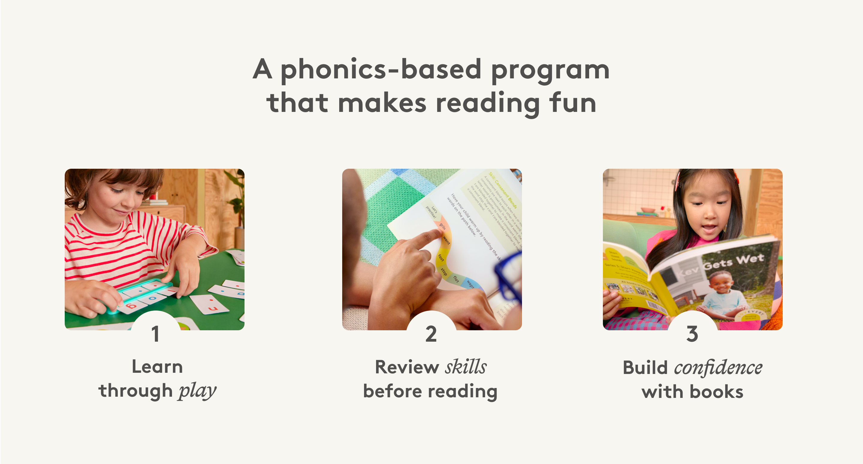 Lovevery Reading Skill Set Program Graphic Play to Learn Practice Reading