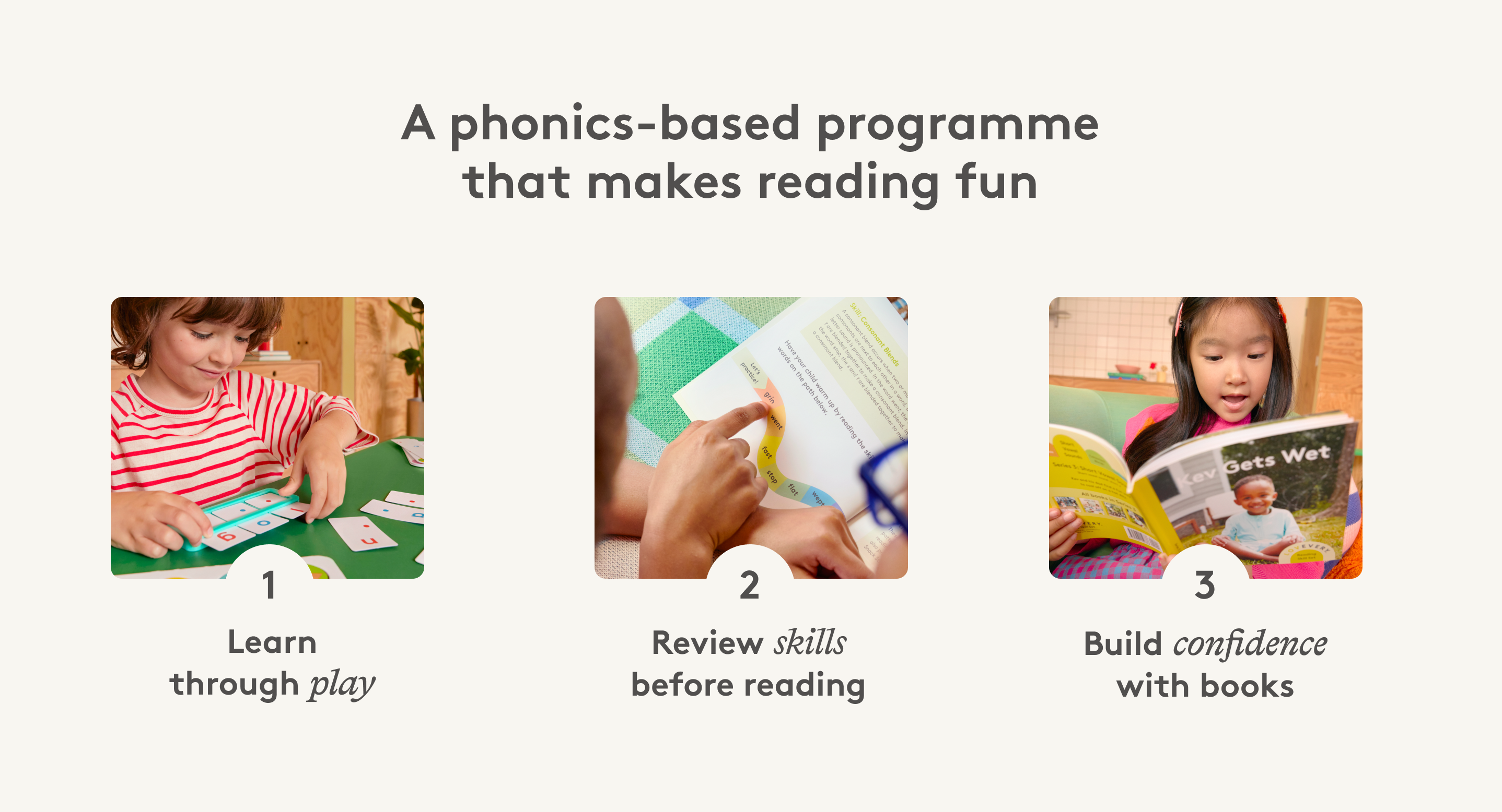 Lovevery Reading Skill Set Program Graphic Play to Learn Practice Reading