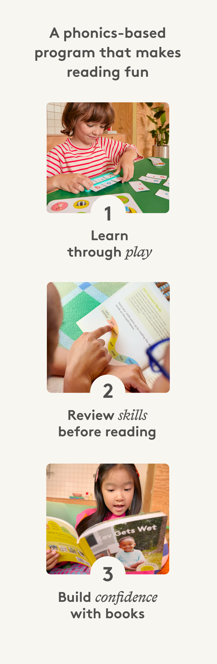 Lovevery Reading Skill Set learning program game