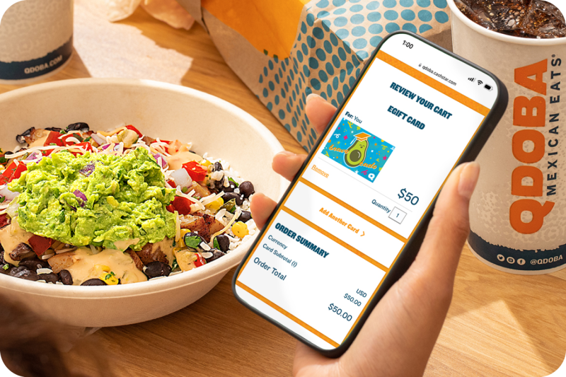 Gift cards for Graduation Gifts. Purchase a $50 digital gift card for your grad and get a $10 digital bonus card from us. Order online today at QDOBA.