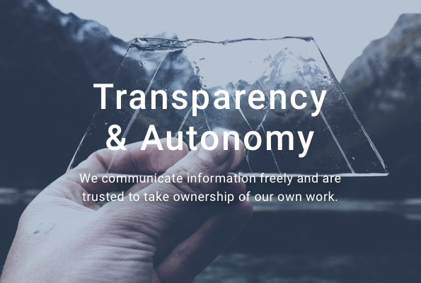 Transparency & Autonomy