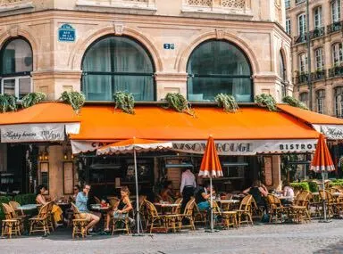 French streets cafe