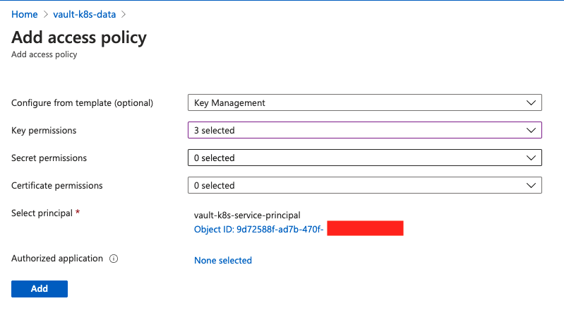 Vault - Access Policy