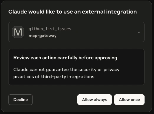 MCP Gateway - Access Issues