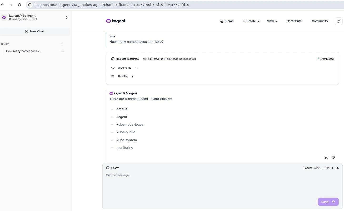 AI Agents for Kubernetes - Chat UI