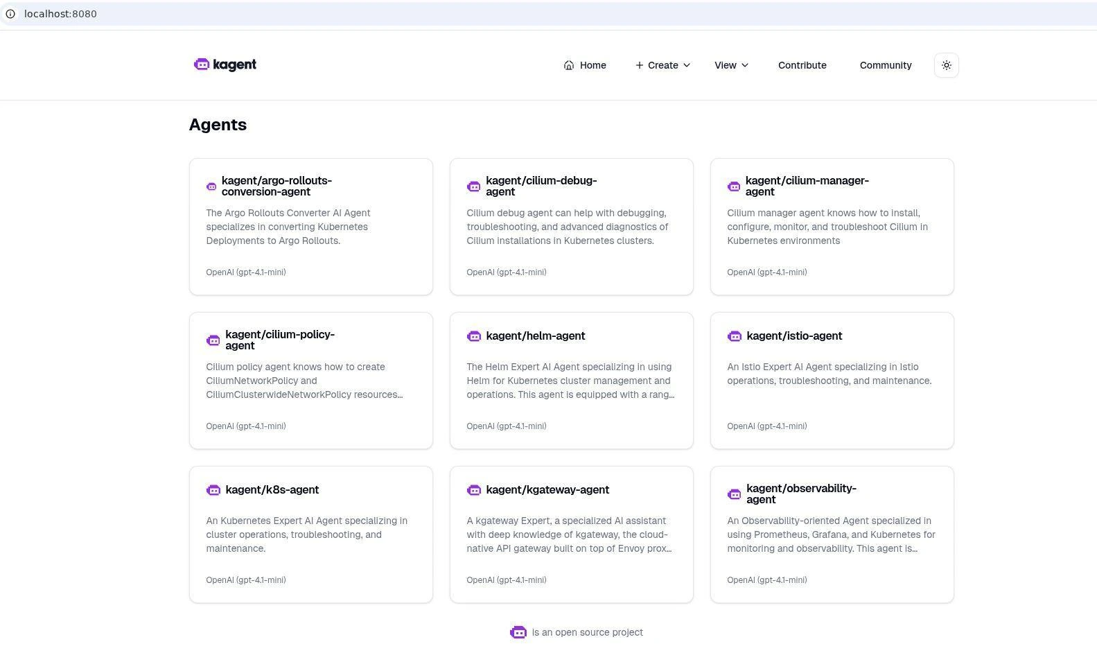 AI Agents for Kubernetes - Explore Kagent UI