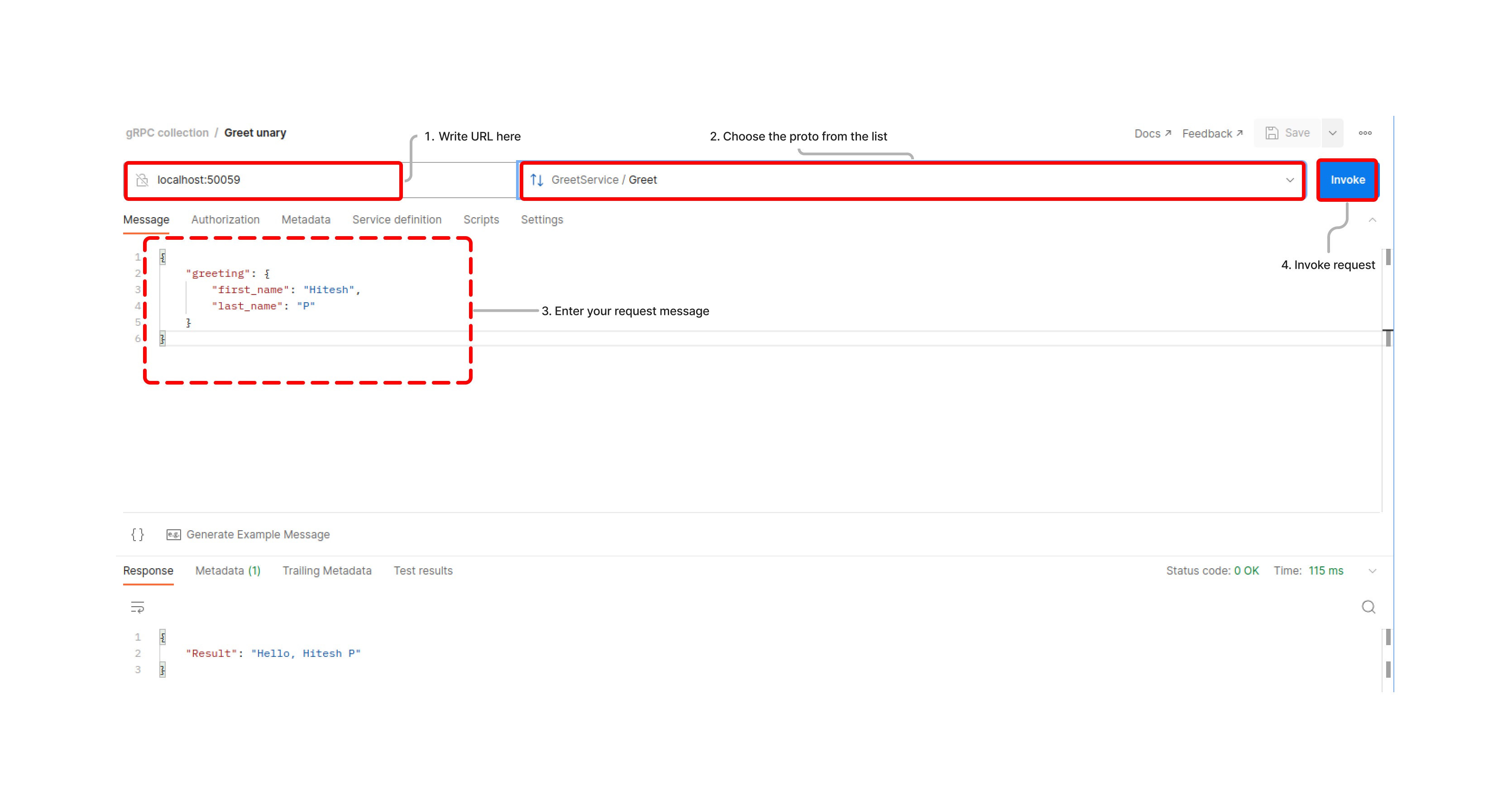 gRPC Best Practices - Create gRPC Request Postman