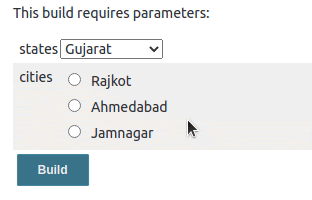 Blog Image - Jenkins build with parameters page for Reactive parameter