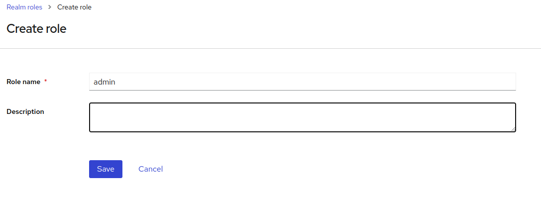 Keycloak - Create Roles