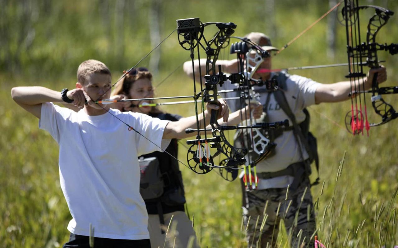 Enjoy some archery! 10 station archery course. Each station has 2 targets in varying degrees of difficulty.