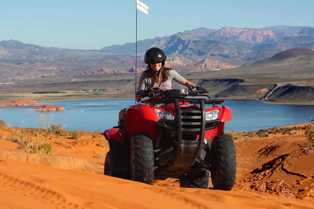 ATV & Jeep Adventure Tours | Photo Gallery | 1 - Ride Southern Utah Sand Dunes Nobody knows the Red Rock Landscape like we do. Our experienced tour guides show the most breathtaking sites along the best paths.