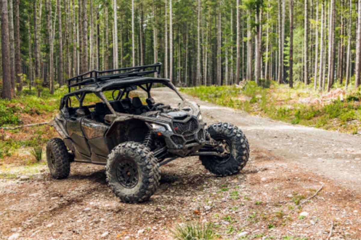 SXS - The Adventure Center offers Can-Am side-by-side rentals hourly or full day to ride over 50 miles of trails surrounding the Bear Lake area.