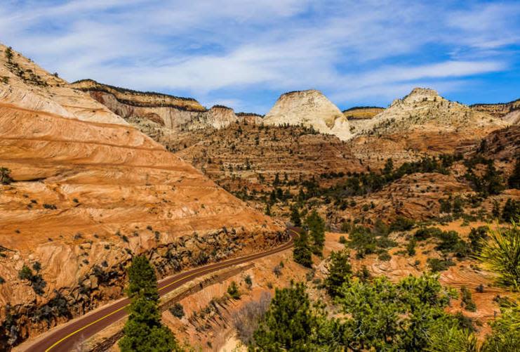 St. George Scenic Drives | Photo Gallery | 0 - Highway through Zion National Park