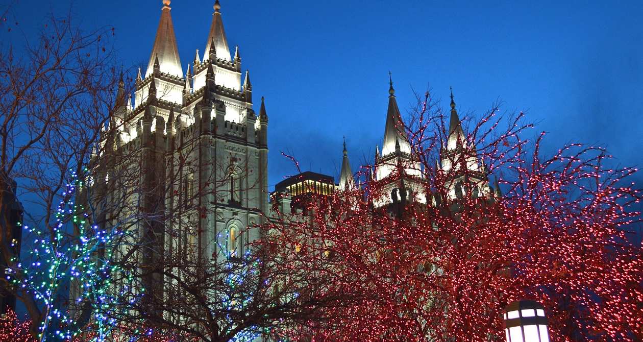 Christmas Lights at Temple Square 