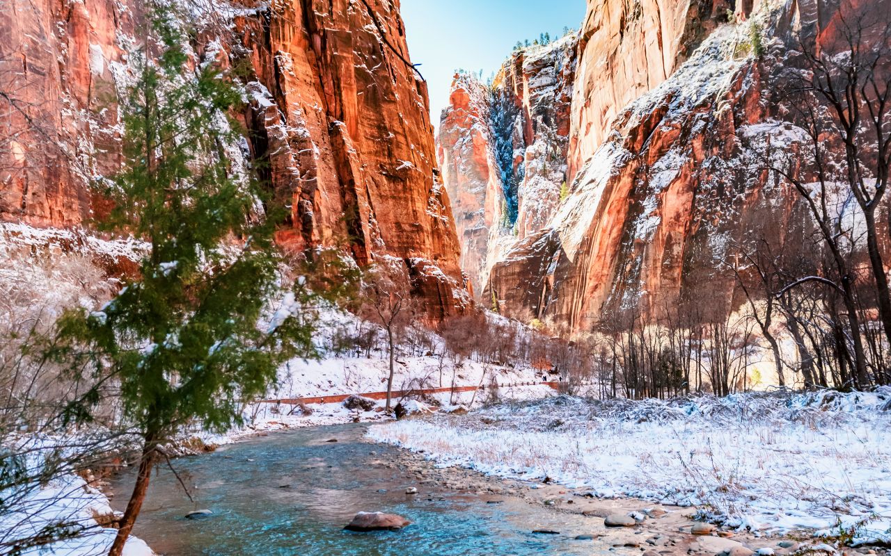 Winter in Zion National Park | Photo Gallery | 1 - Zion Seasons & Weather