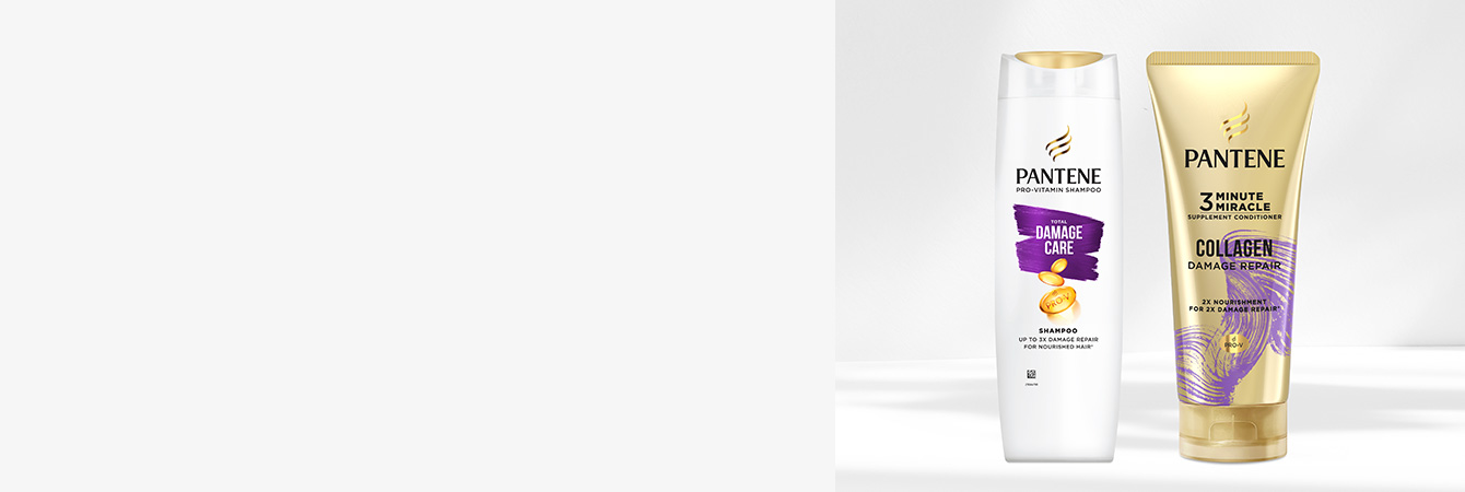 Damaged Hair Banner| Pantene