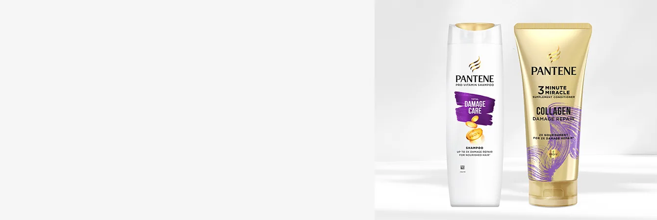 Damaged Hair Banner| Pantene