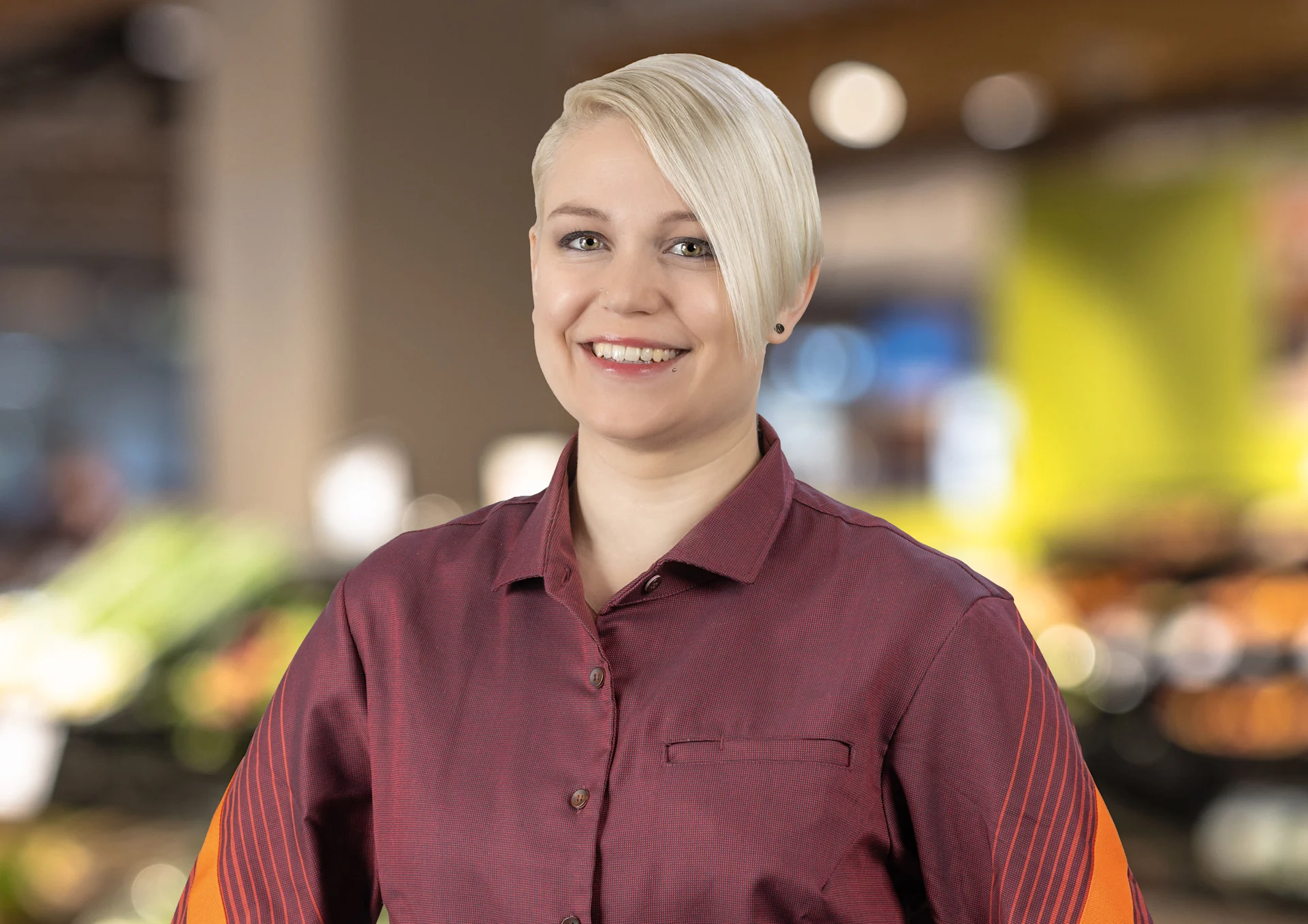 Willkommen in der neuen Migros Hünenberg See Chantal Bühlmann Filialleiterin Migros Hünenberg See