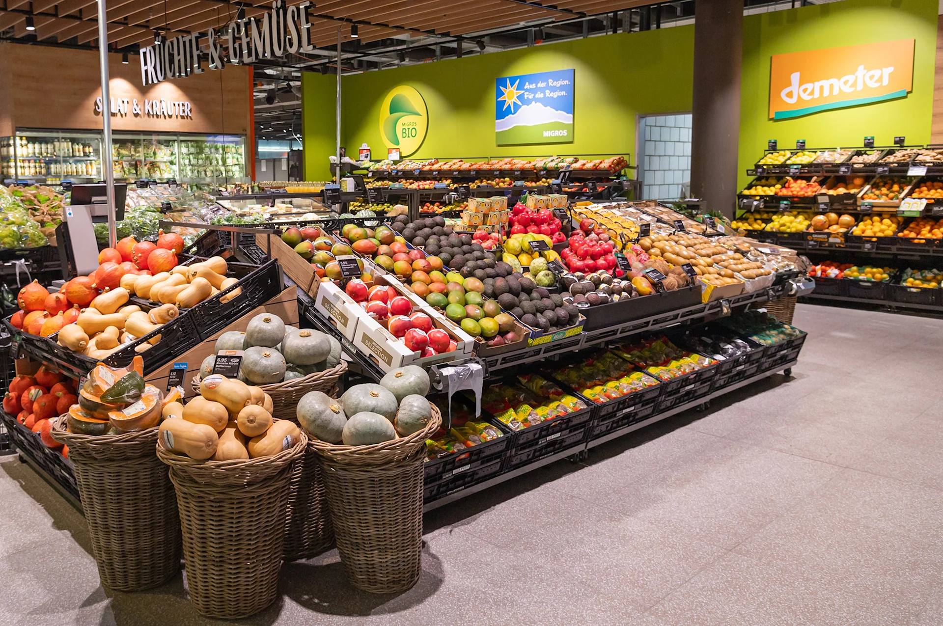 Migros Bubendorf_Fruechte und Gemuese