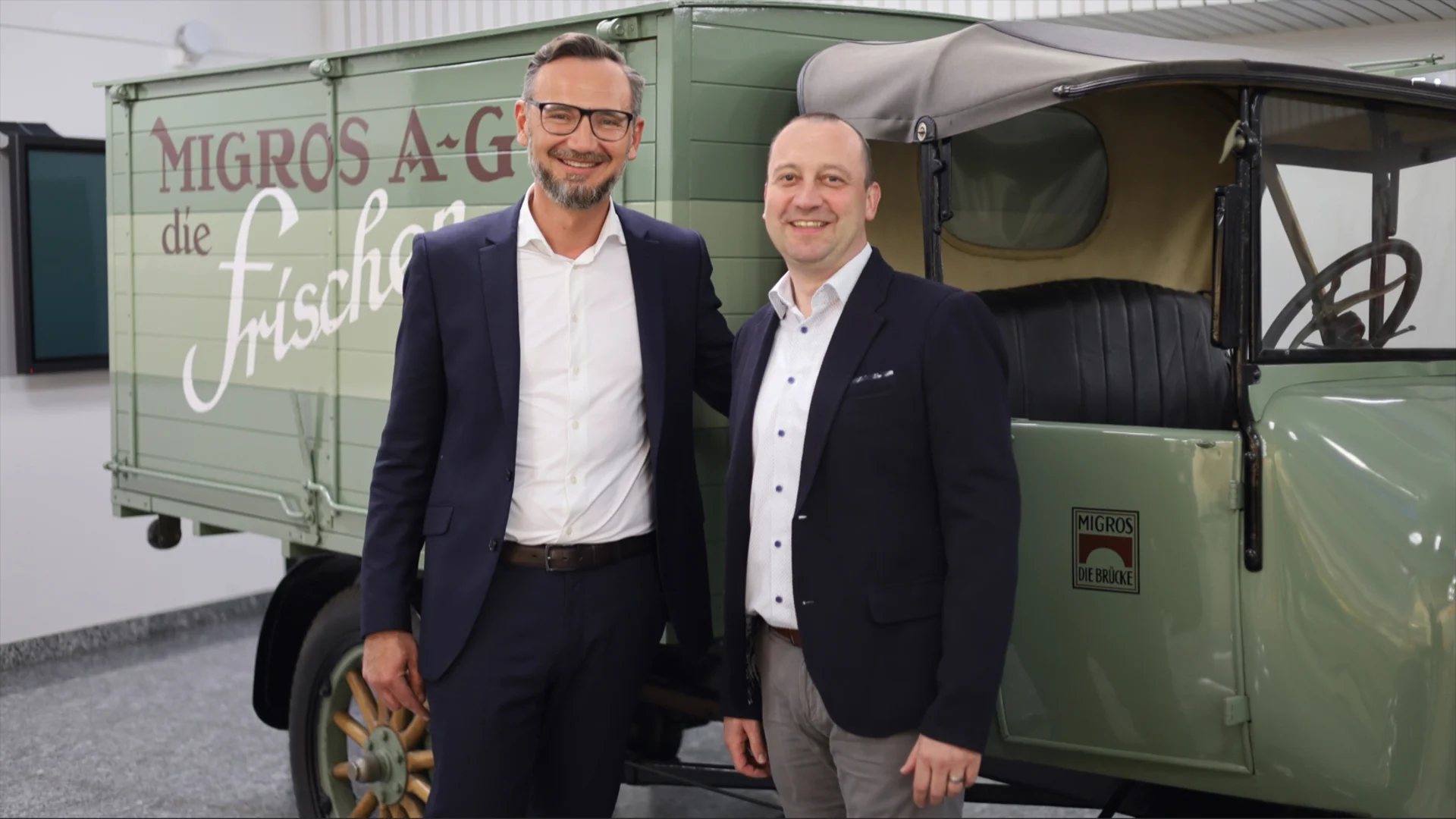 Denis Druzic (links) und René Nietlispach (rechts) komplettieren die Verwaltung der Genossenschaft Migros Luzern.