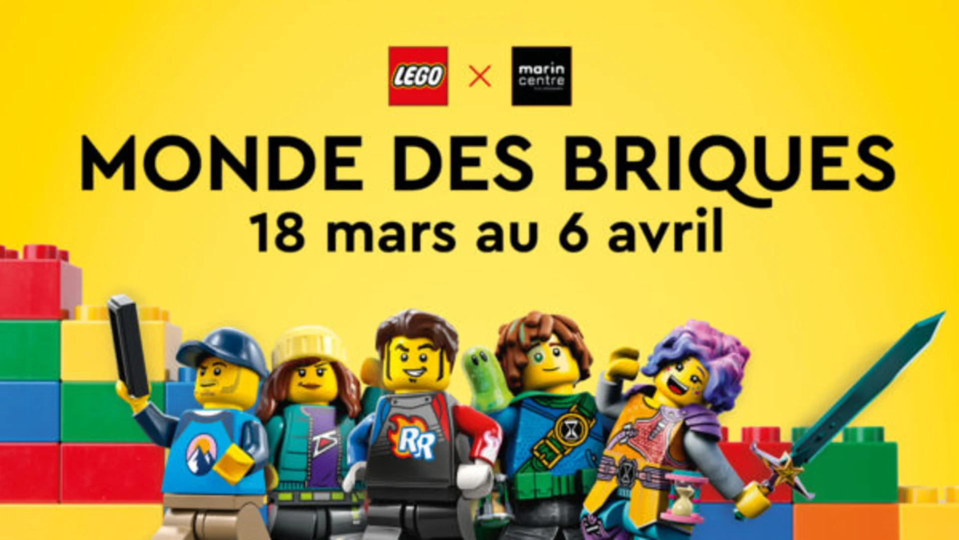 Le monde des briques à Marin Centre