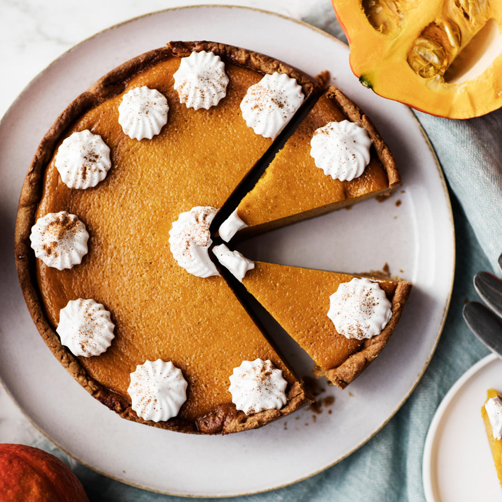 Makea amerikkalainen kurpitsapiirakka