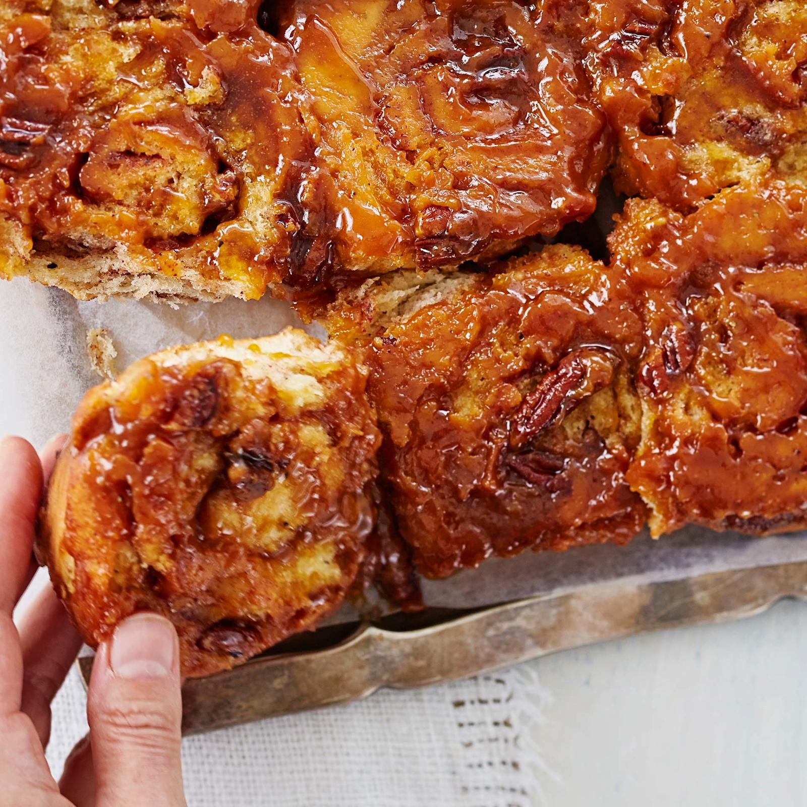 Toffee-pekaanipähkinäpullat