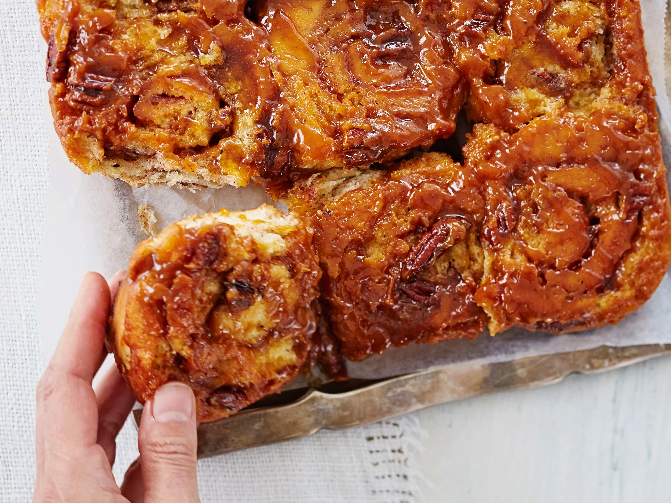 Toffee-pekaanipähkinäpullat