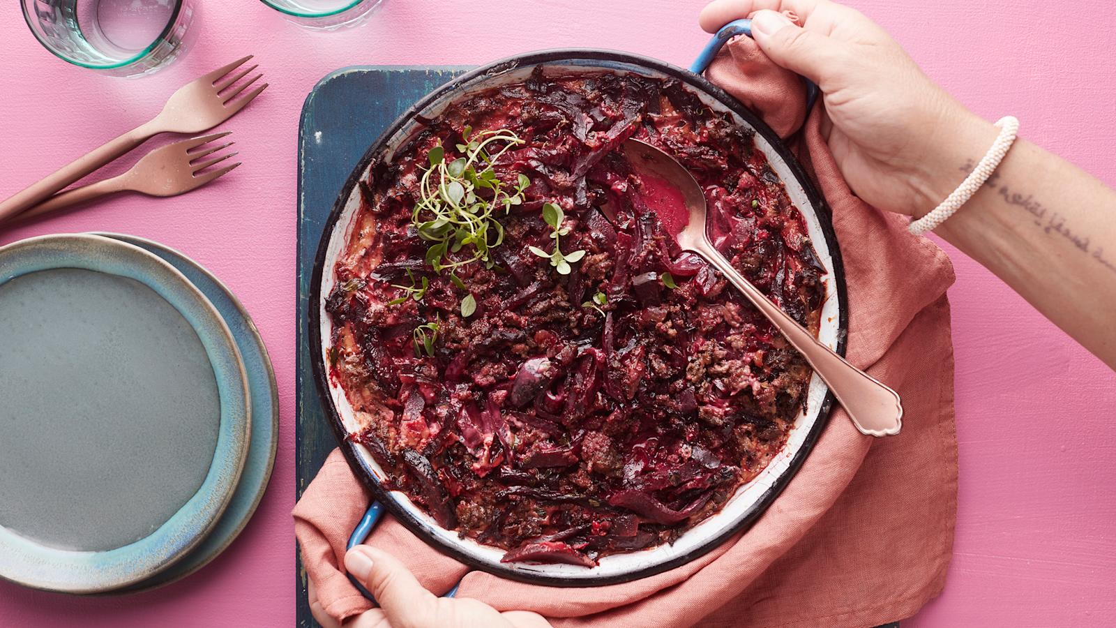 punajuuri-lihalaatikko, punajuurilaatikko